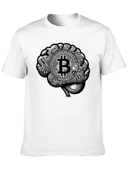 Bitcoin Brain T-Shirt - Crypto Innovation