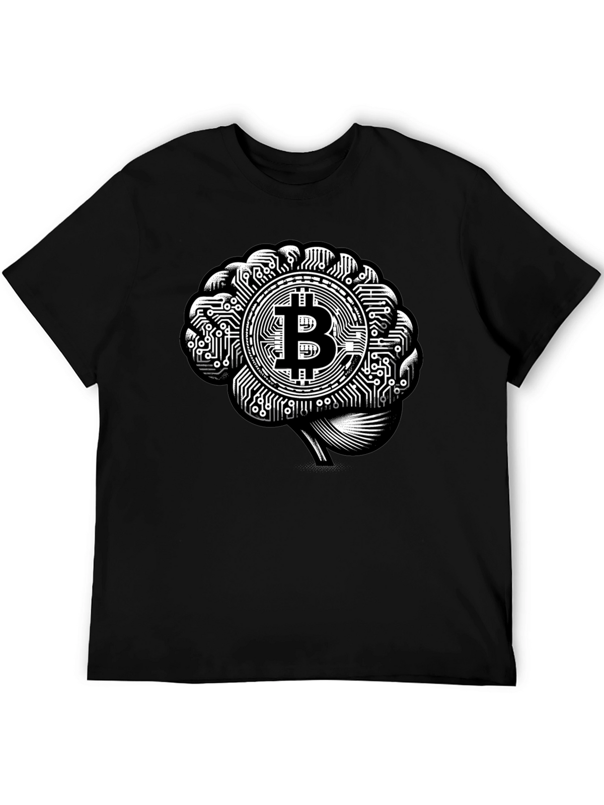 Bitcoin Brain T-Shirt - Crypto Innovation