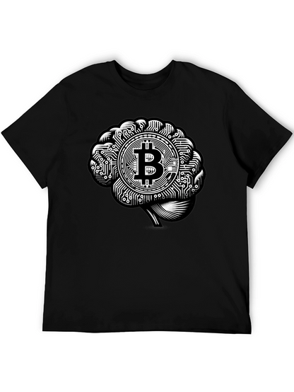 Bitcoin Brain T-Shirt - Crypto Innovation