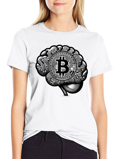 Bitcoin Brain T-Shirt - Crypto Innovation