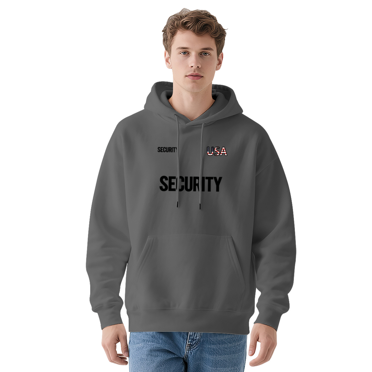 USA Security Theme Casual Statement Hoodie