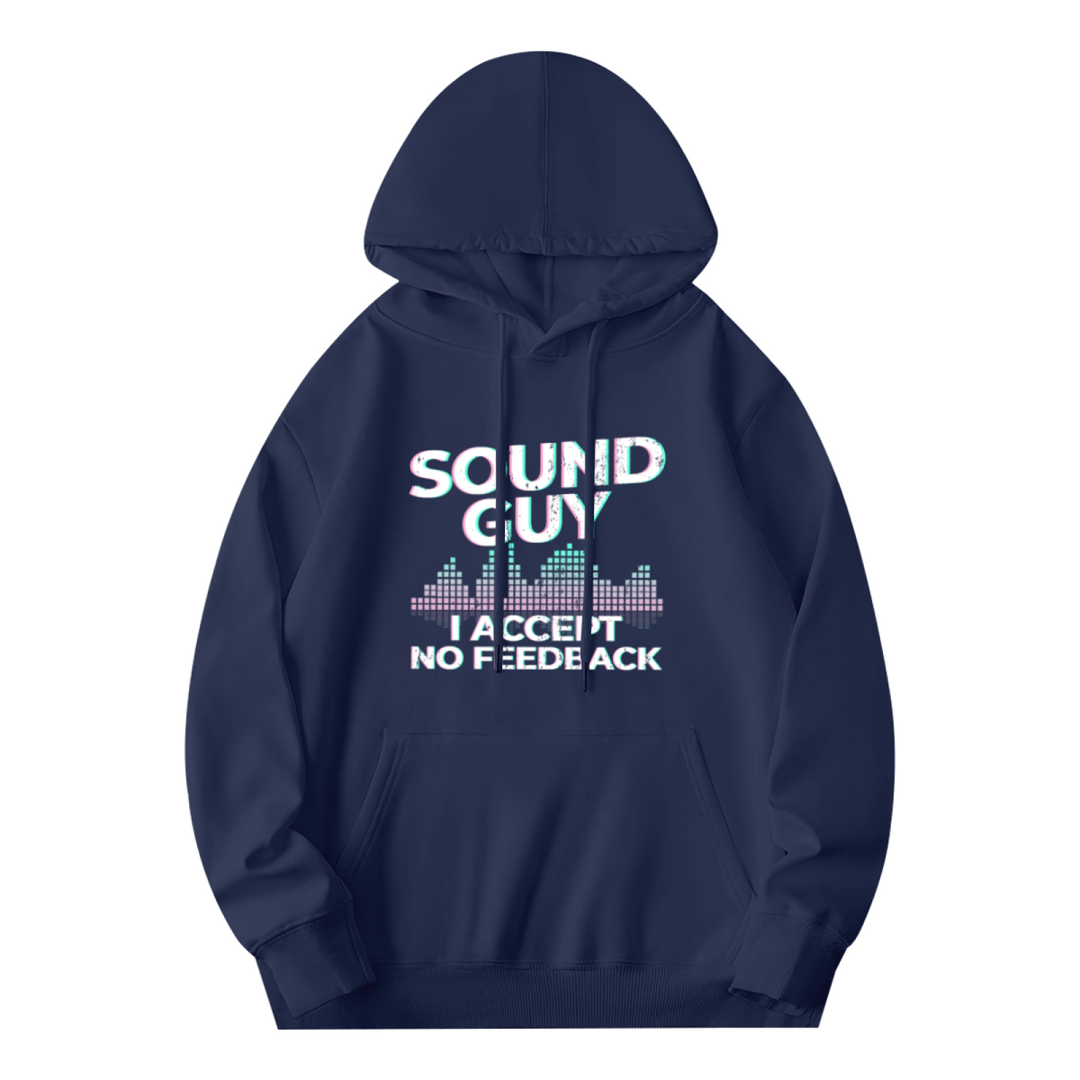 Sound Guy No Feedback Music Equalizer Hoodie, Soft Audio Lover Pullover