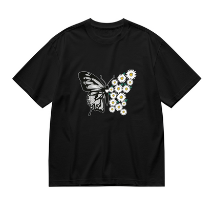 Soft Warm Yellow Wildflower Bouquet Gentle Print Shirt