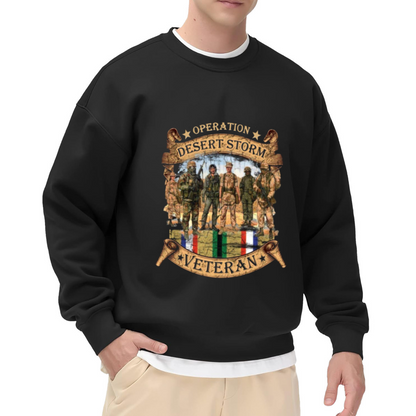 Vintage Sunset Retro Caravan Camping Adventure Lover Crewneck Sweatshirt