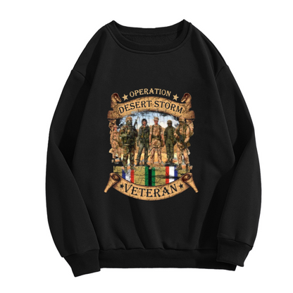 Vintage Sunset Retro Caravan Camping Adventure Lover Crewneck Sweatshirt