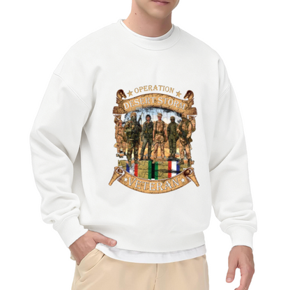 Vintage Sunset Retro Caravan Camping Adventure Lover Crewneck Sweatshirt