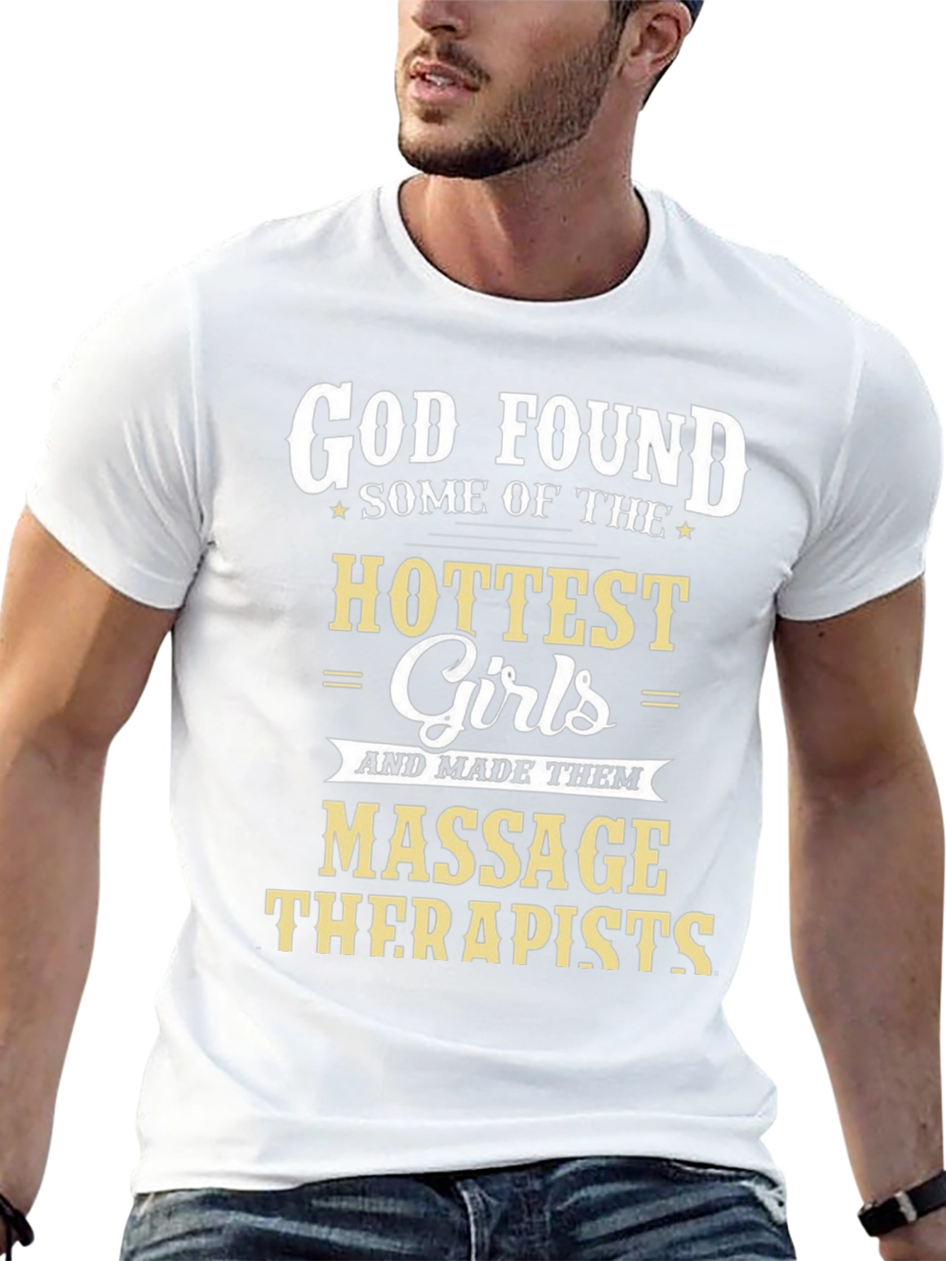 God Found Massage Therapists Graphic T-Shirt