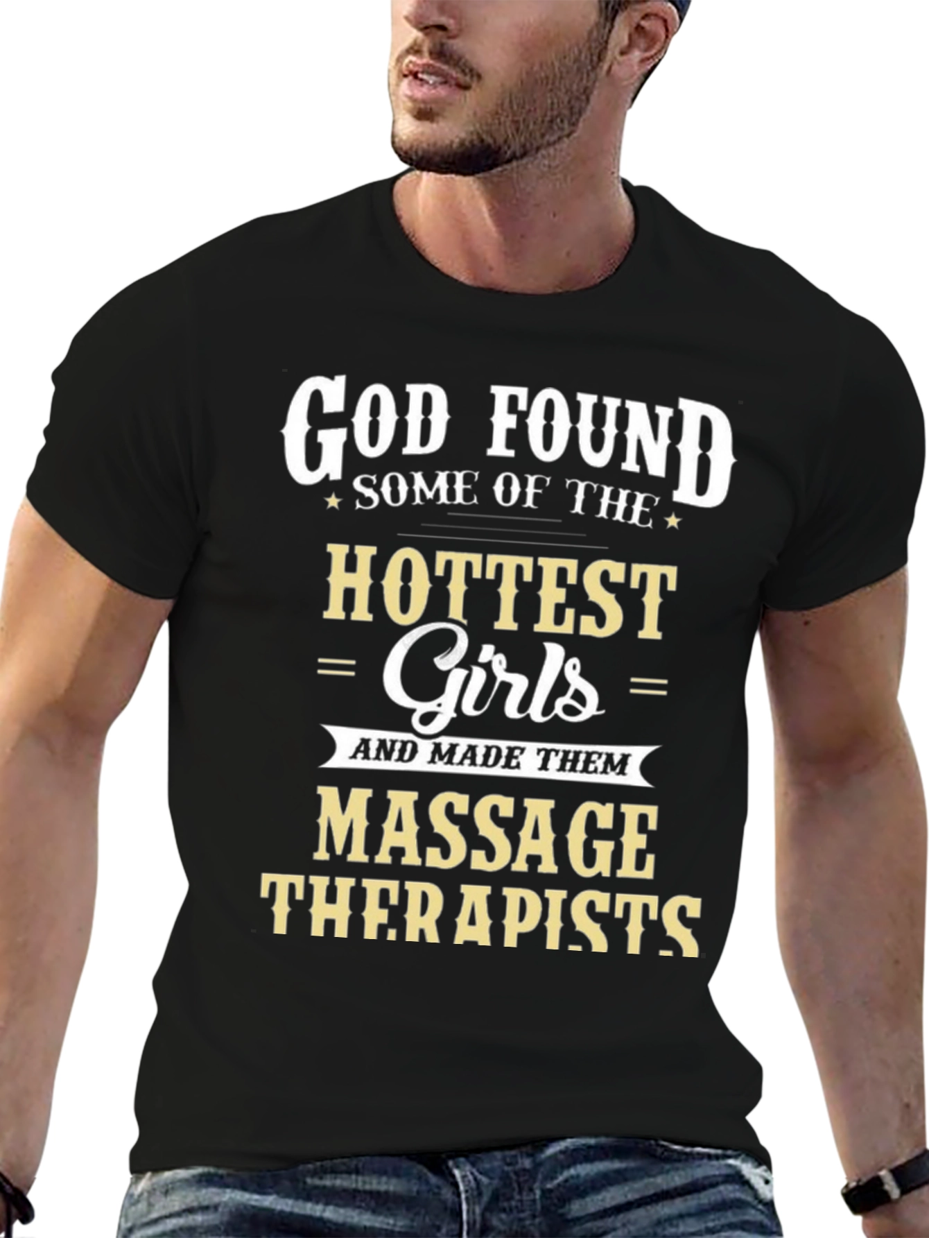 God Found Massage Therapists Graphic T-Shirt