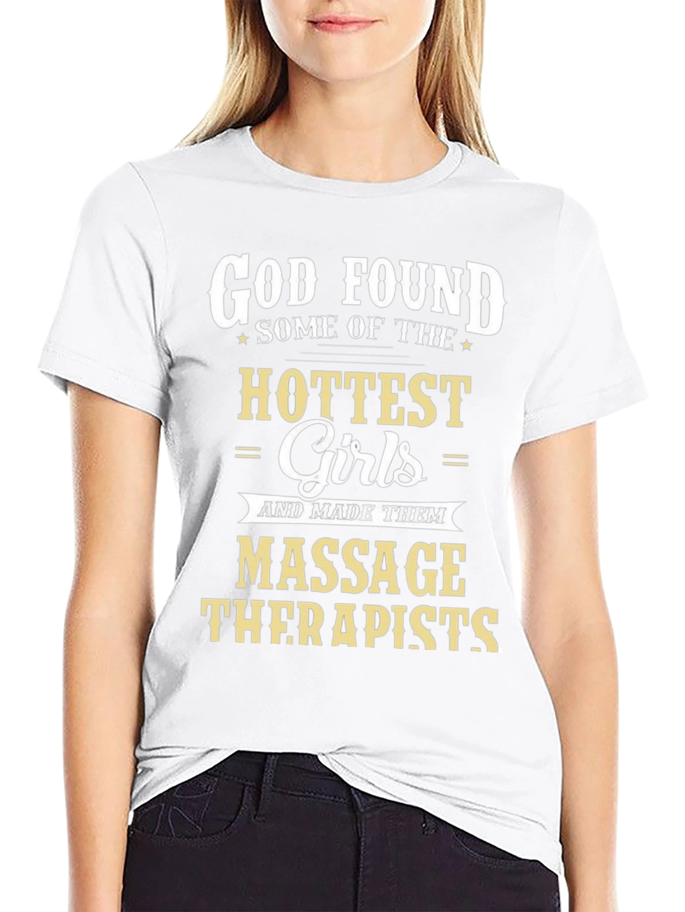 God Found Massage Therapists Graphic T-Shirt