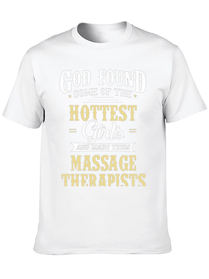 God Found Massage Therapists Graphic T-Shirt