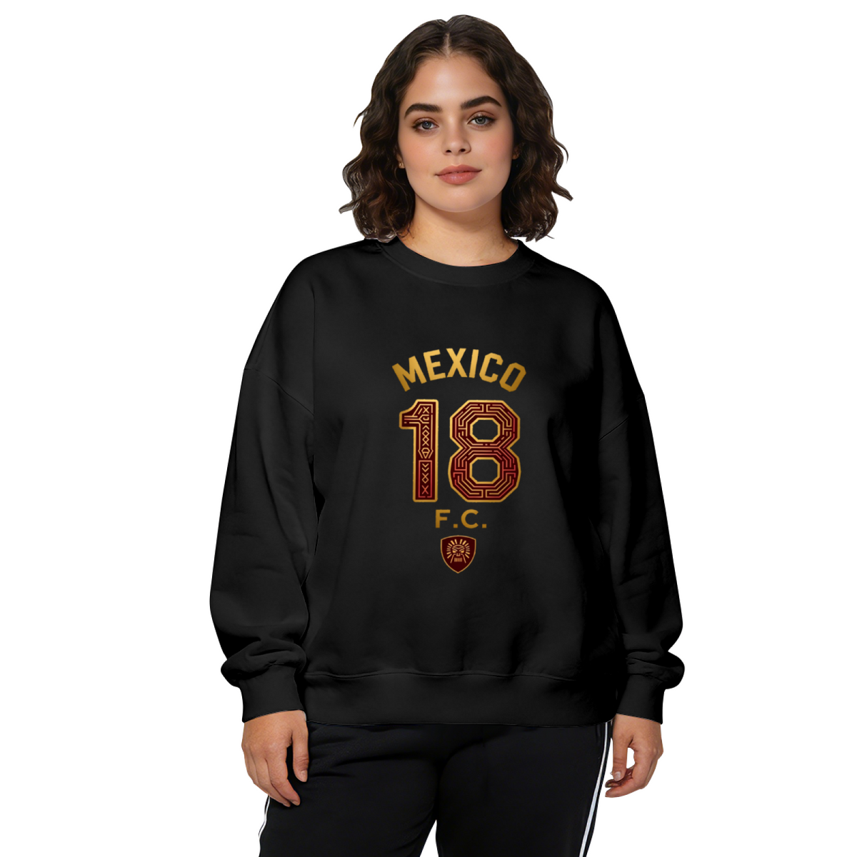 Colorful Hummingbird Blooming Flower Crewneck Sweatshirt