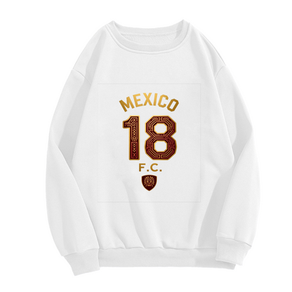 Colorful Hummingbird Blooming Flower Crewneck Sweatshirt