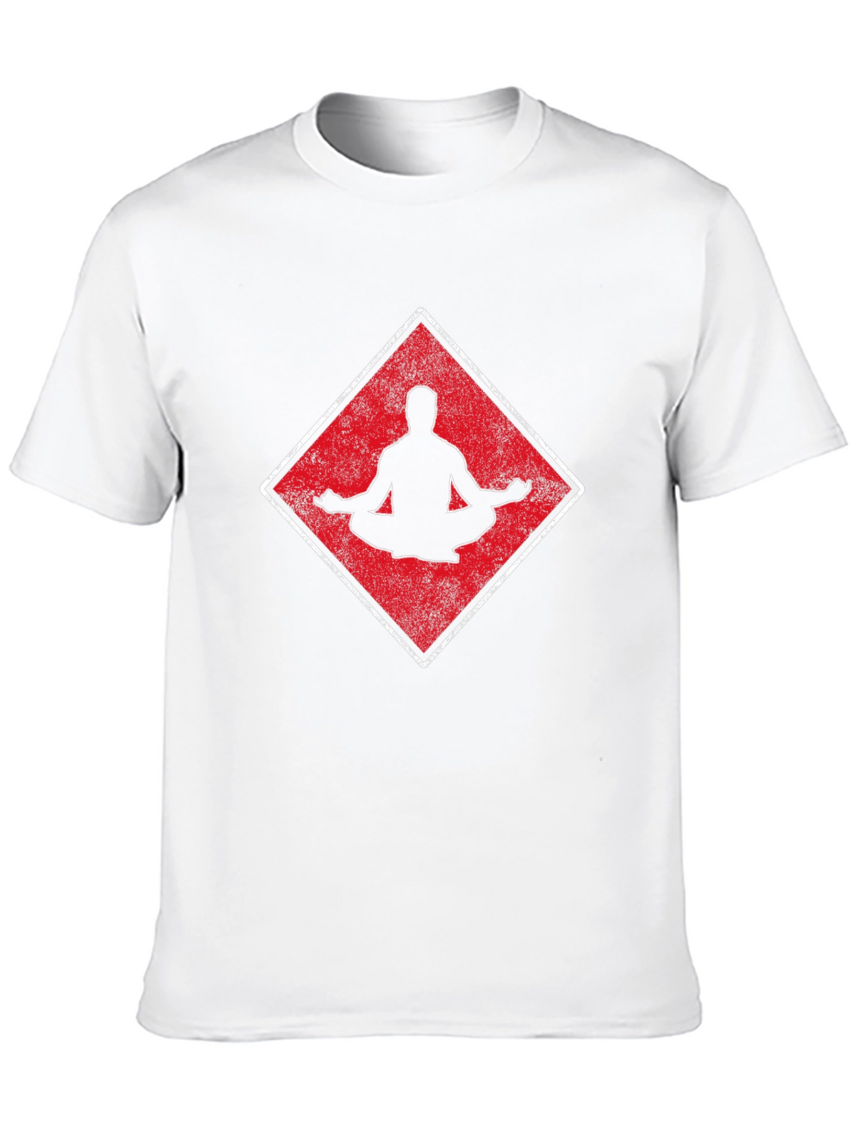 Meditate Zen Yoga T-Shirt - Mens Black Tee