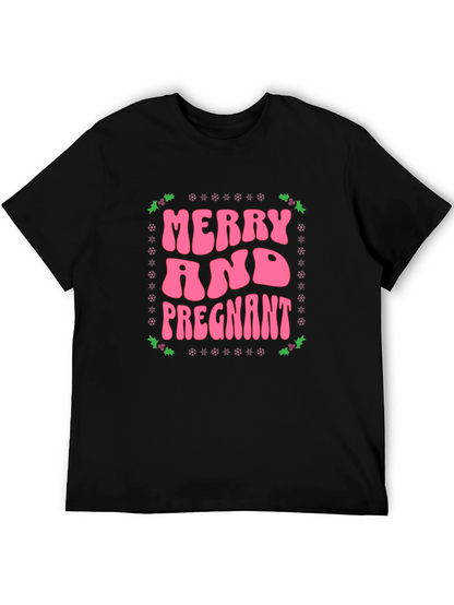Merry and Pregnant Graphic Tee