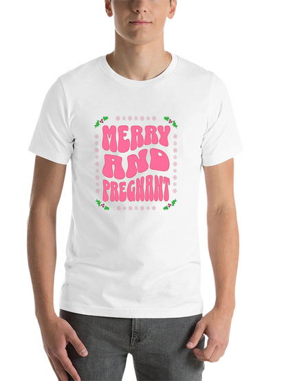 Merry and Pregnant Graphic Tee