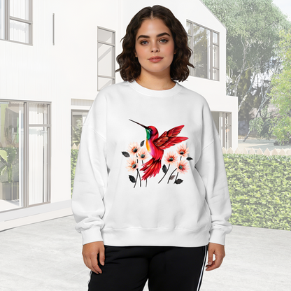 Sparkly Glitter?Style Purple Bow Graphic Black Crewneck Sweatshirt