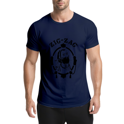 Zig-Zag Rolling Papers Classic Vintage Portrait Grey Tee