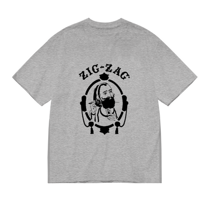Zig-Zag Rolling Papers Classic Vintage Portrait Grey Tee