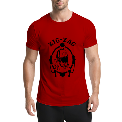 Zig-Zag Rolling Papers Classic Vintage Portrait Grey Tee