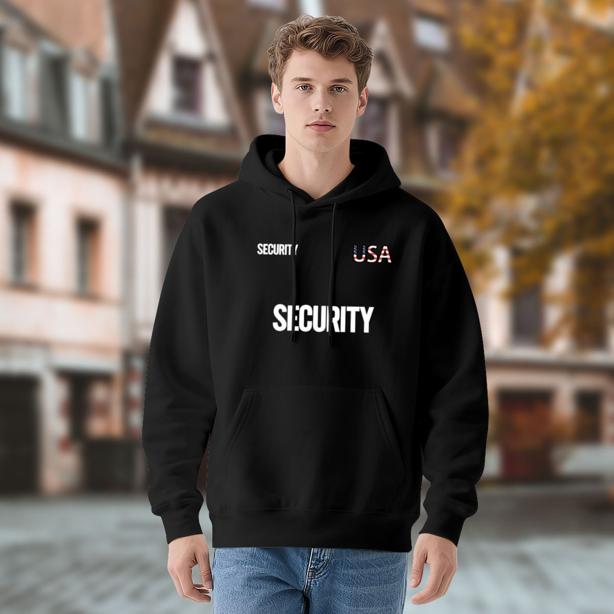 Urban Security USA Flag?Inspired Street Hoodie