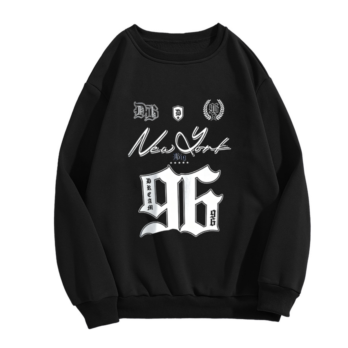 Gothic New York 96 Vintage Streetwear Crew Sweatshirt