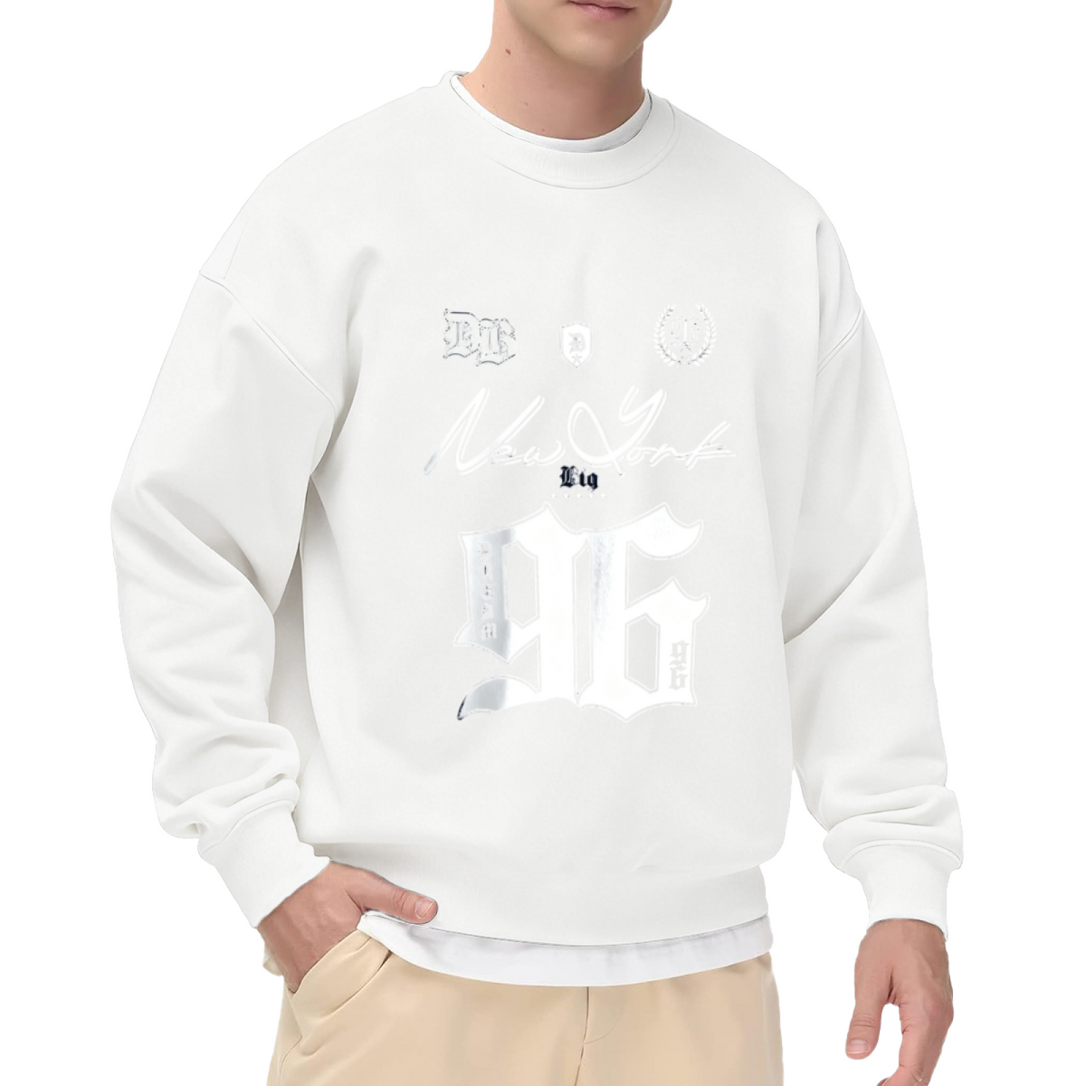 Gothic New York 96 Vintage Streetwear Crew Sweatshirt