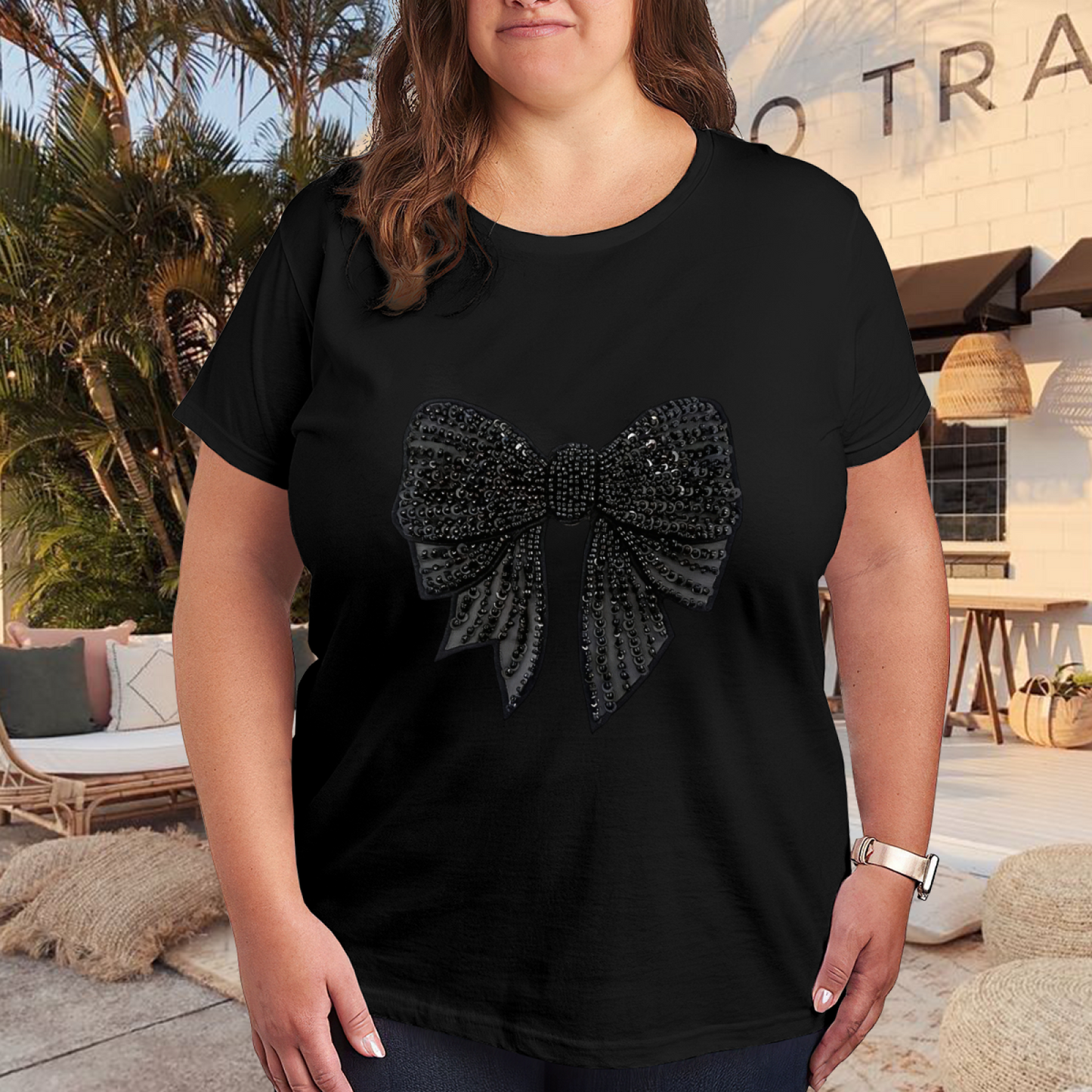 Soft Blush Pink Peony Vintage Flower Bouquet Tee