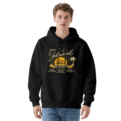 Retro Yellowcard Ocean Avenue Band Graphic Hoodie, Soft & Relaxed Fit