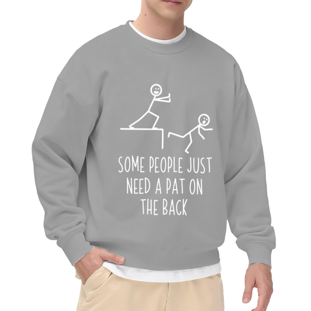 Don¡¯t Piss Off Old People Funny Senior Humor Crewneck Sweatshirt