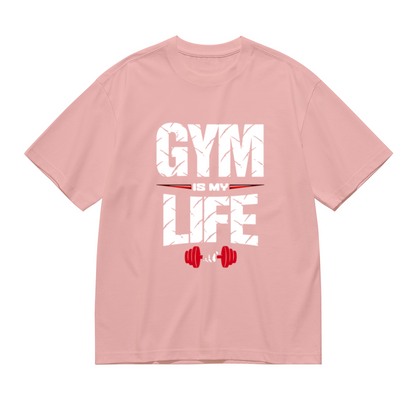 Gym Is My Life Dumbbell Fitness Motivational T-Shirt