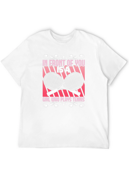 Tennis Girl Graphic T-Shirt