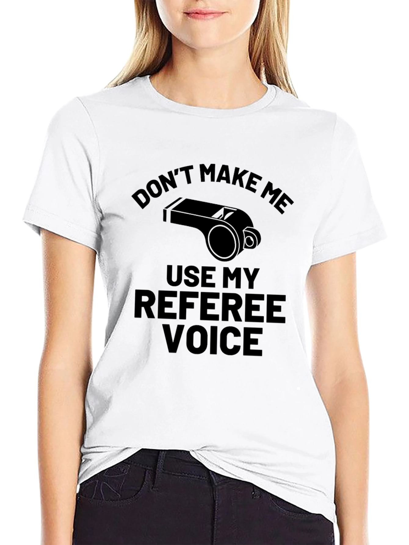 Referee Voice T-Shirt: Funny Sports Fan Tee