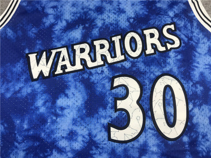 Men's Golden State Warriors Stephen Curry Mitchell & Ness Blue Swingman Jerseys