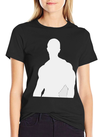 Mens Black T-Shirt - Graphic Silhouette Tee