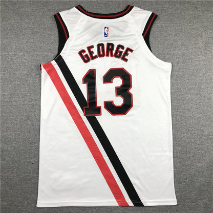 Men's LA Clippers Paul George #13 NBA Classics Jerseys - Retro White