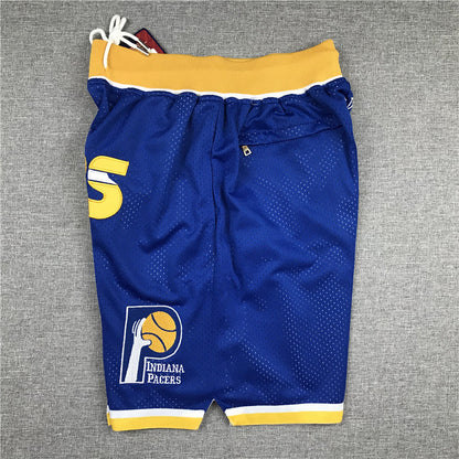 Men's Indiana Pacers Blue Basketball Shorts1