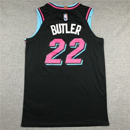 Men's Miami Heat Jimmy Butler #22 NBA Black Swingman Jerseys