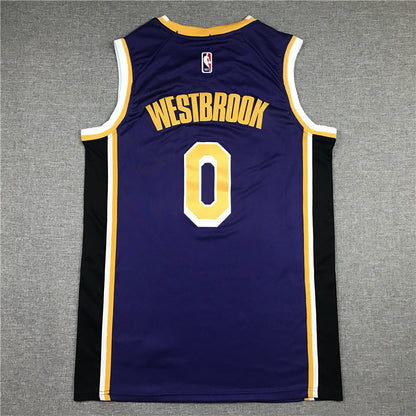 Men's Los Angeles Lakers Russell Westbrook Purple 2020/21 Swingman Player Jerseys