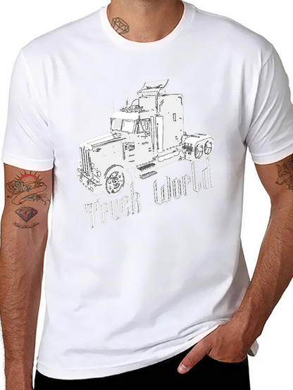 Truck World Black T-Shirt