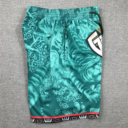 Men's Memphis Grizzlies Tiger Year Limited Edition Green Basketball Shorts1