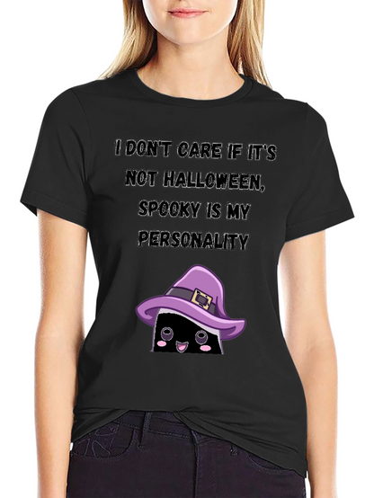 Spooky Personality Graphic T-Shirt - Halloween Everyday Tee
