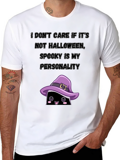 Spooky Personality Graphic T-Shirt - Halloween Everyday Tee