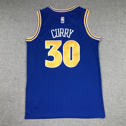 Men's Golden State Warriors Stephen Curry #30 Blue 2022/23 Swingman Jerseys - Classic Edition