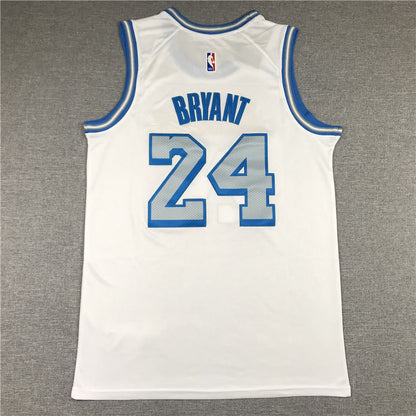 Men's Los Angeles Lakers Kobe Bryant White 2020/21 Swingman Jerseys City Edition