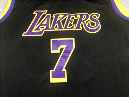 Men's Los Angeles Lakers Carmelo Anthony Black 2020/21 Swingman Player Jerseys