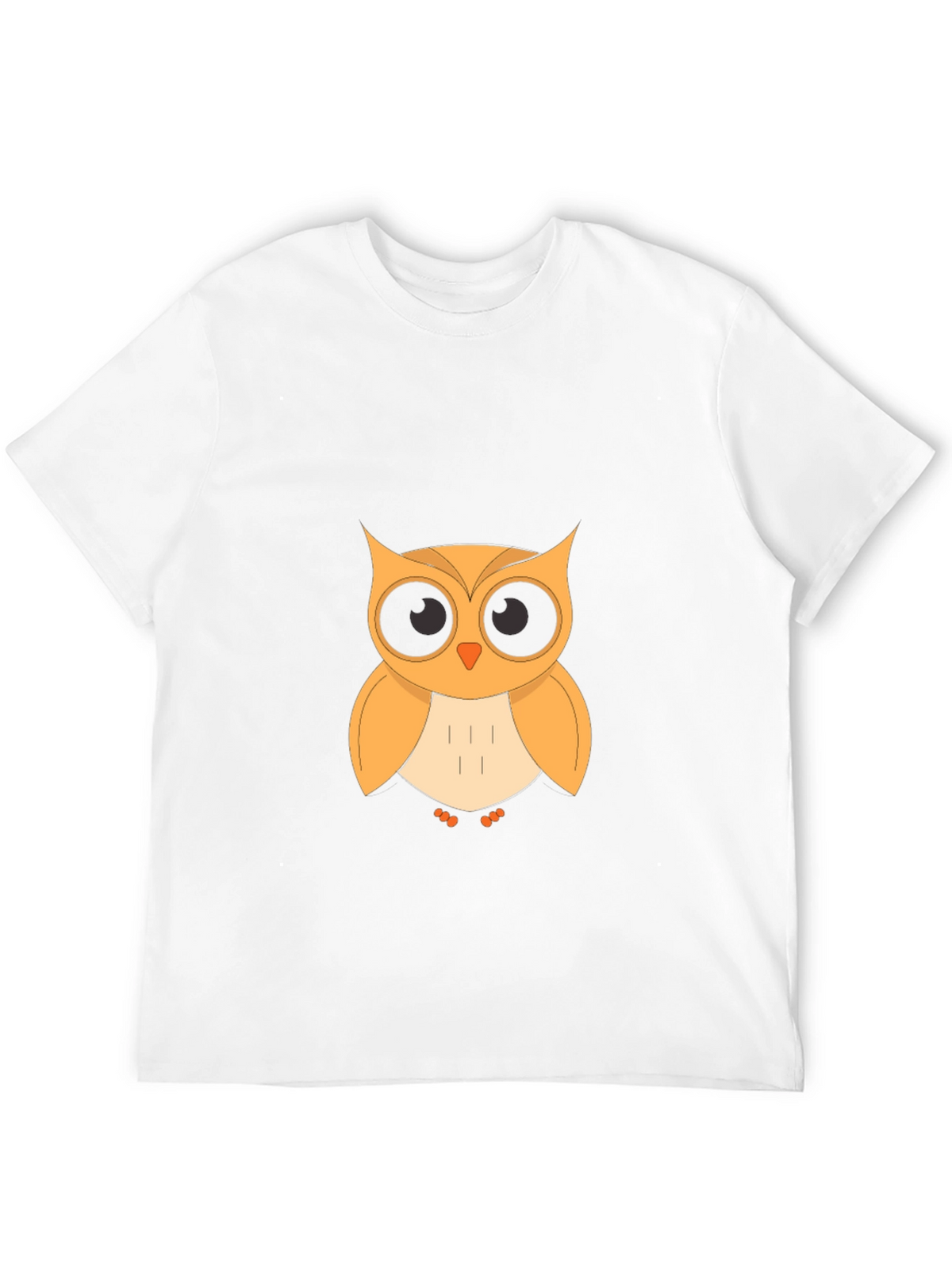 Owl Graphic T-Shirt - Black Cotton Blend