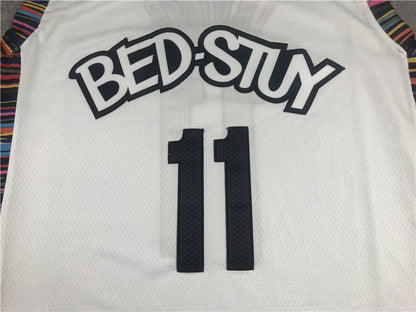 Men's Brooklyn Nets Kyrie Irving #11 White Swingman Jerseys - City Edition