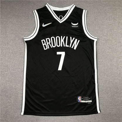 Men's Brooklyn Nets Kevin Durant #7 Black 2022/23 Swingman Jerseys - Icon Edition
