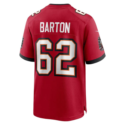 Graham Barton Tampa Bay Buccaneers Nike 2024 NFL Draft First Round Pick   Game Jersey - Red