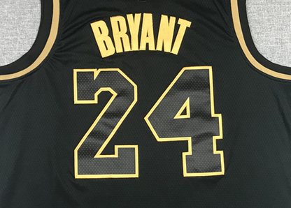 Men's Los Angeles Lakers Kobe Bryant #24 NBA Black Swingman Player Jerseys